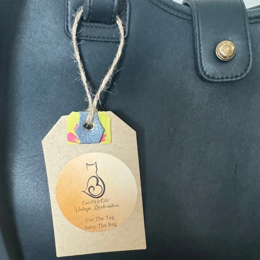 ❤️SOLD❤️Vintage Coach Navy Dover Bag #9900 - Picture 10 of 10